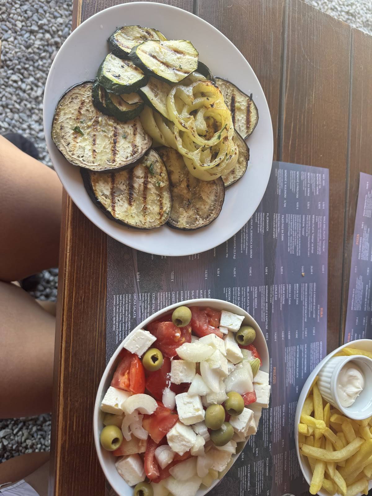 Menu di Beach bar Tatinja 
