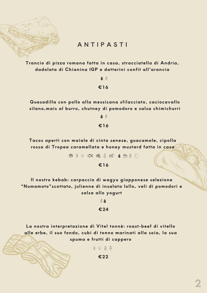 Menu di Beef Bazaar 