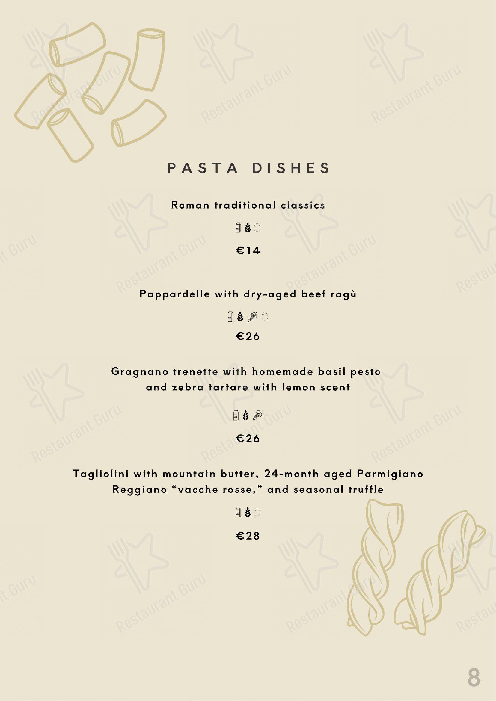 Beef Bazaar in Roma - Menu bar