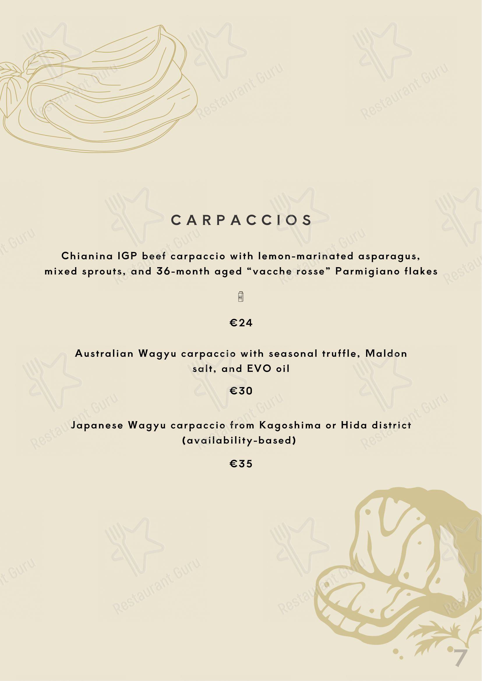 Menu bar per Beef Bazaar steakhouse