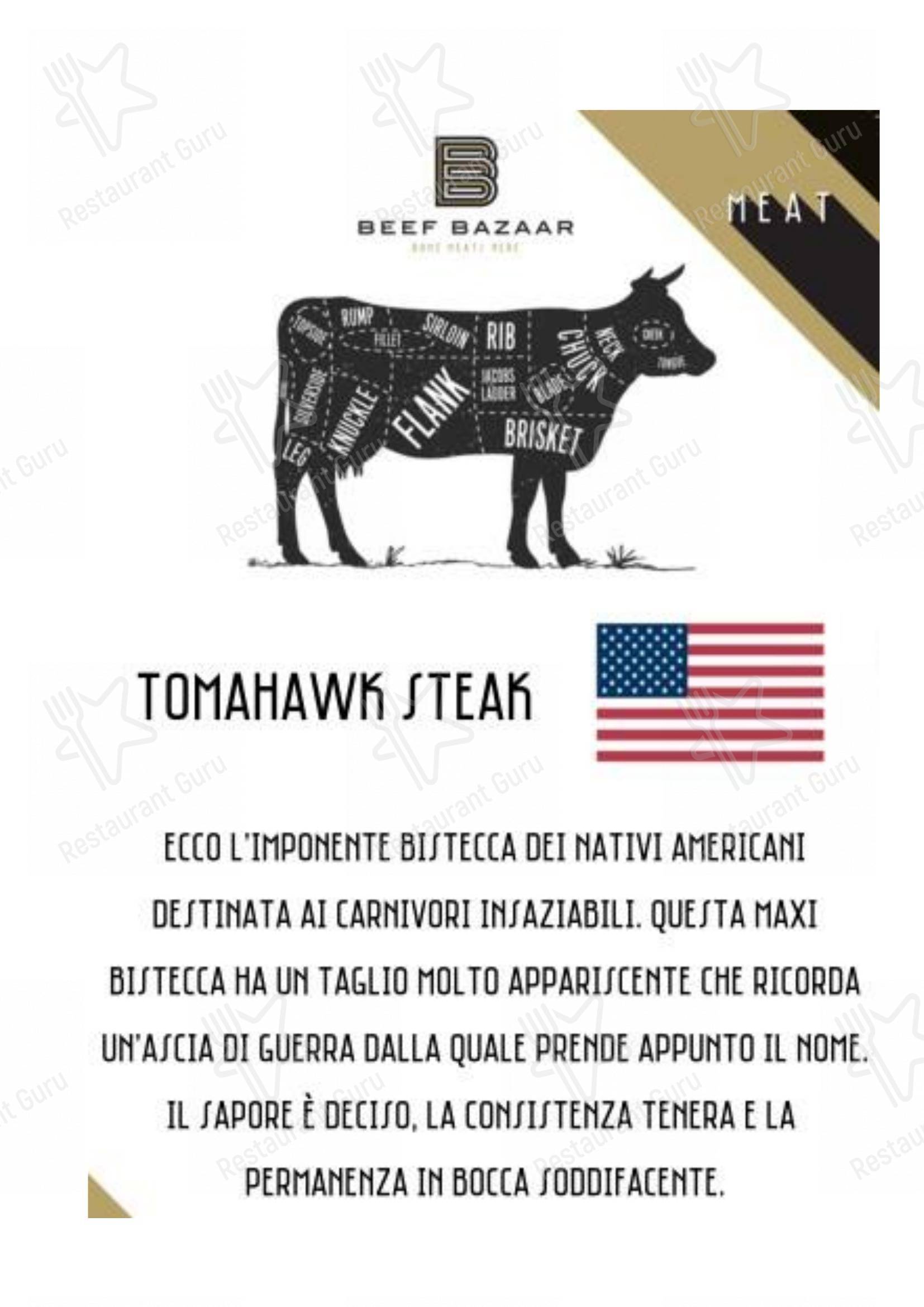 Коктейльная карта per Beef Bazaar steakhouse