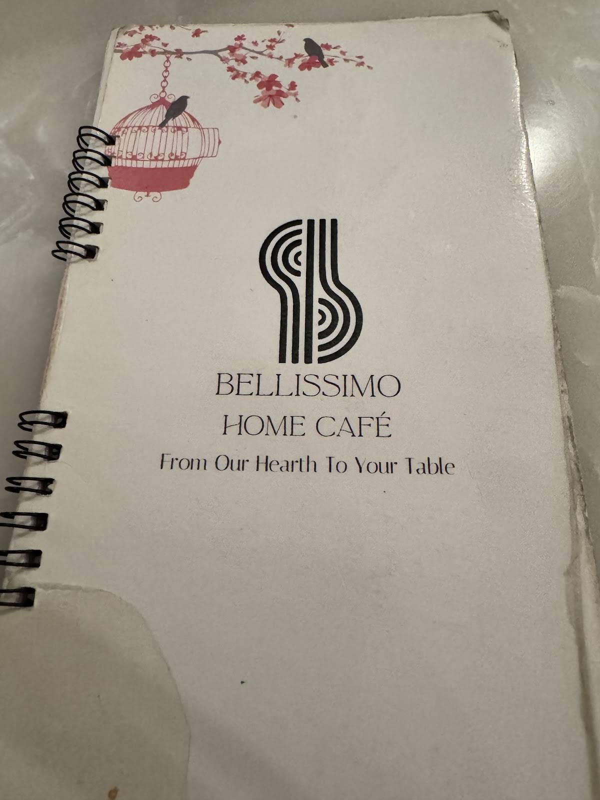 Bellissimo Home Cafe menu