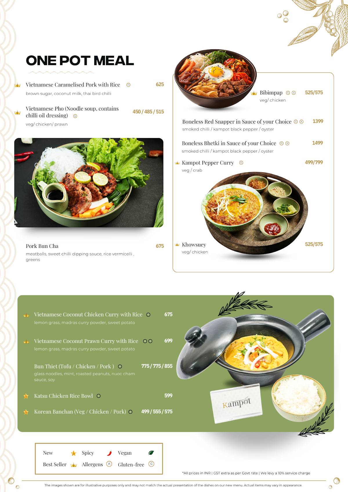 Kampot Pan Asian Restaurant Bellandur menu