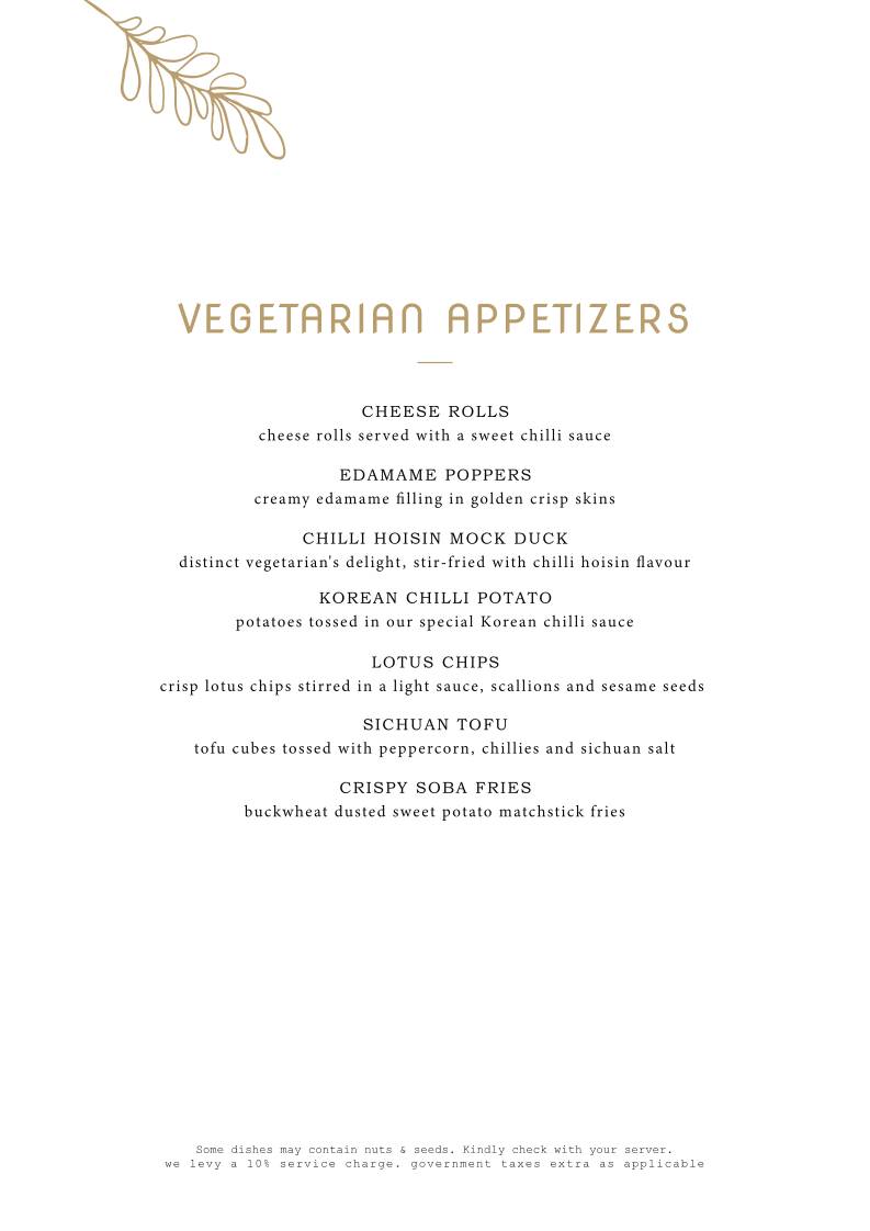 Shiro Bengaluru menu