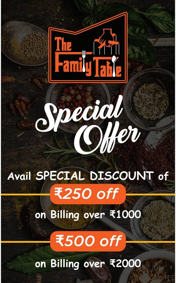 The Family Table menu