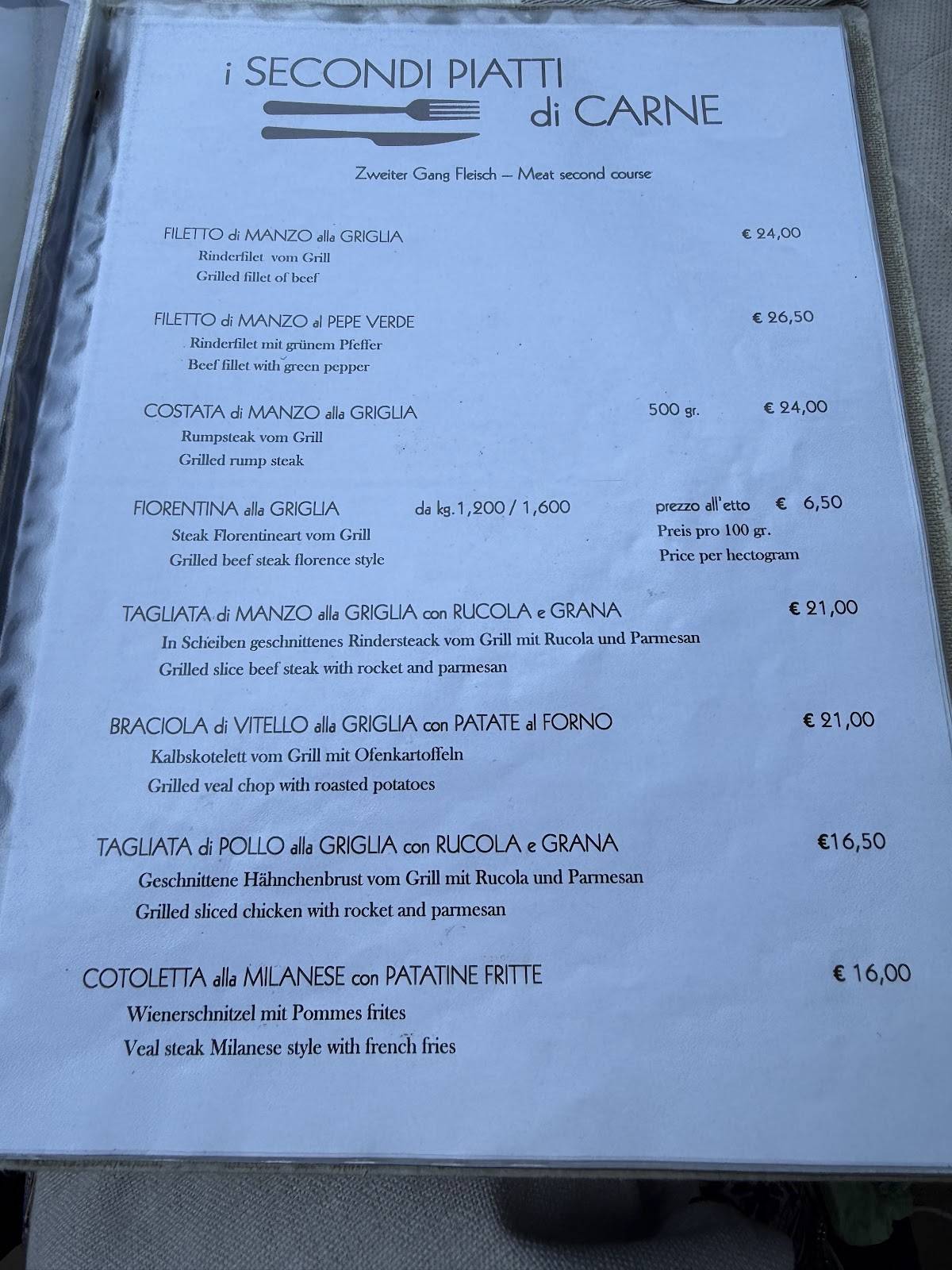 Menu di Bengio 