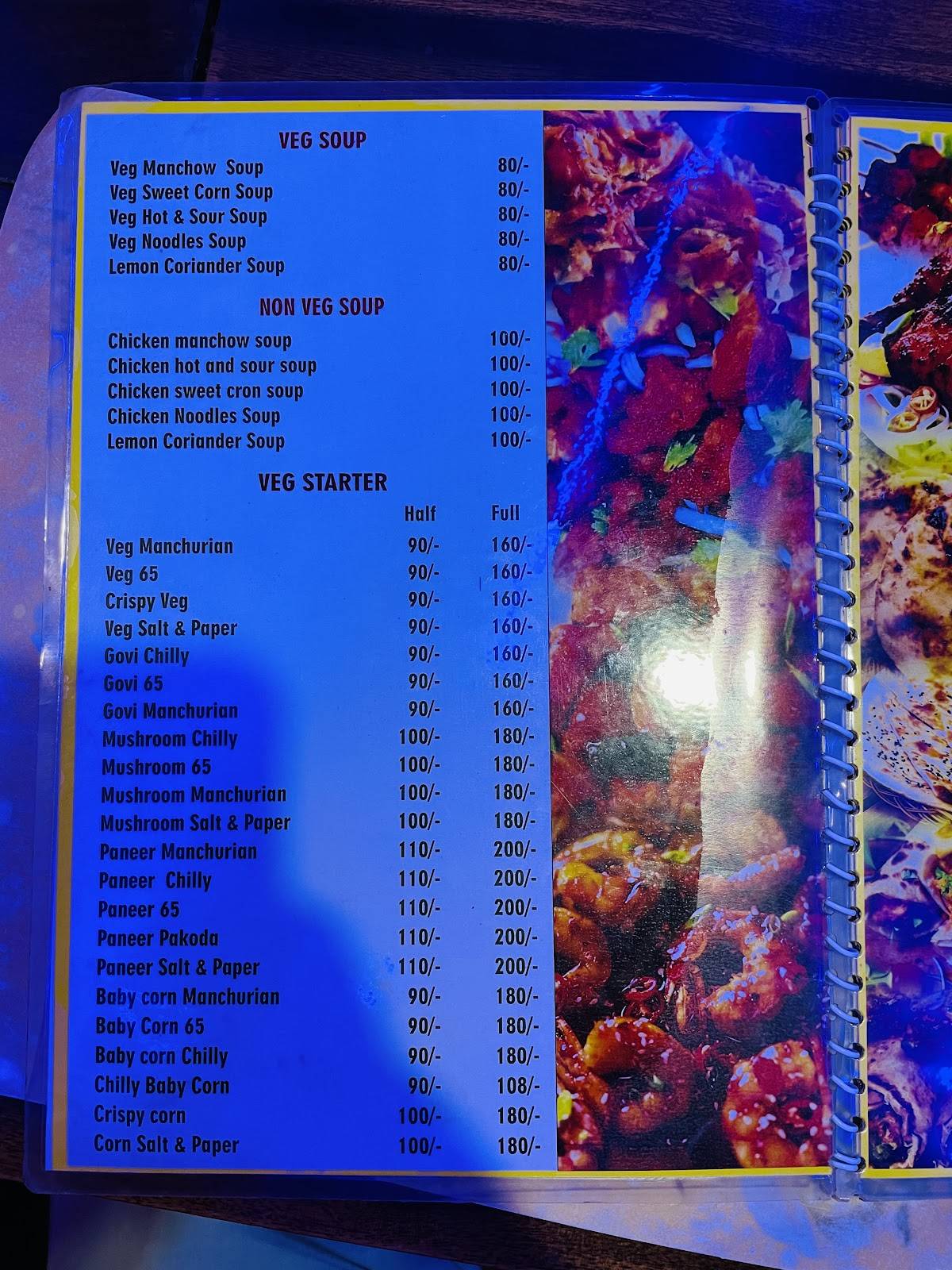 Moms magic kitchen menu