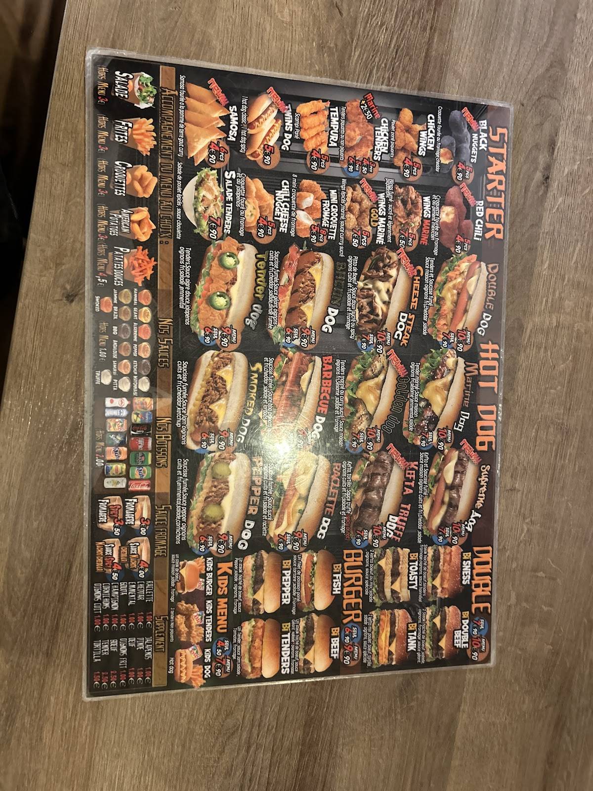 Menu de Bi Food
