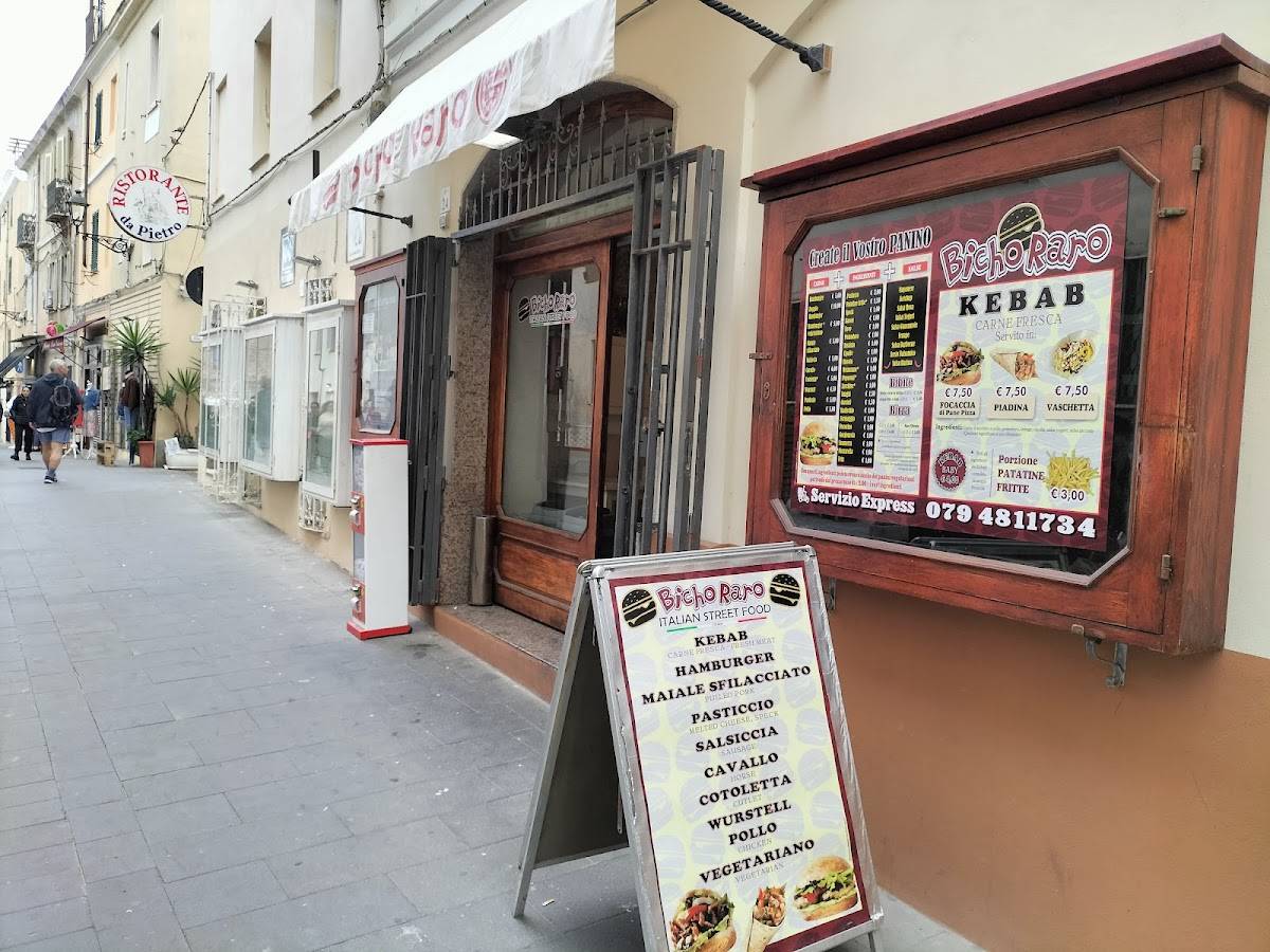 Menu di Bicho Raro di Stefano Rosella 