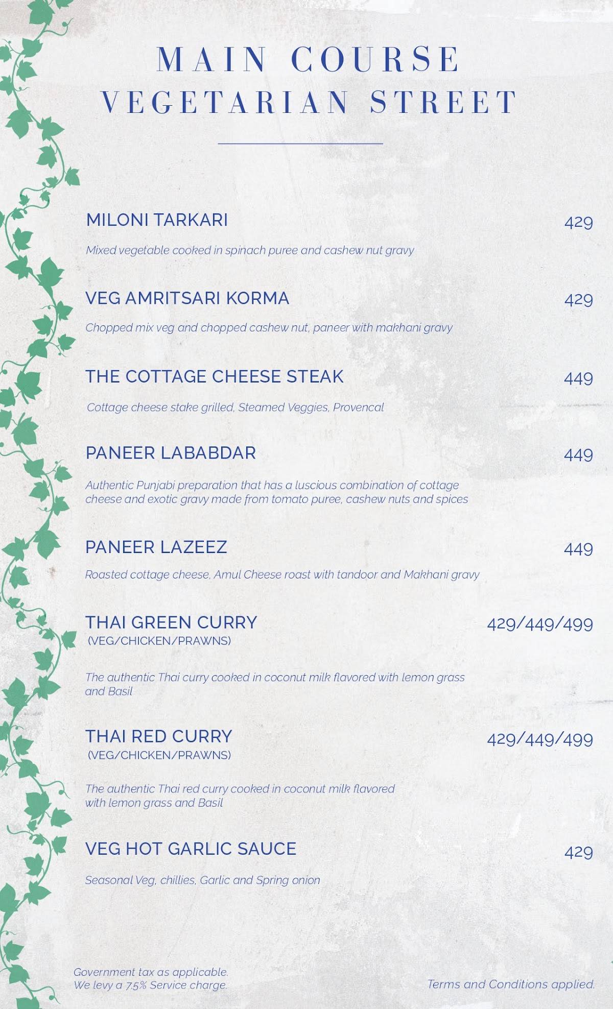 Big Bang Community (BBC) menu