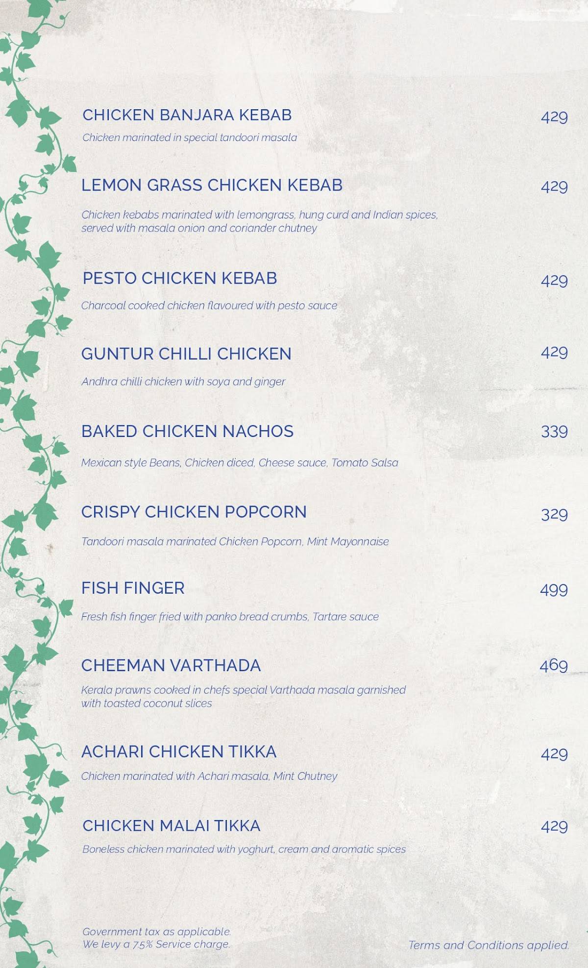 Big Bang Community (BBC) menu