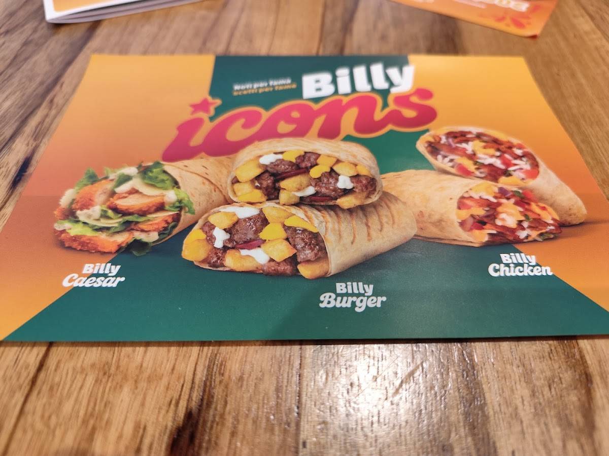 Menu di Billy Tacos - Vimercate 