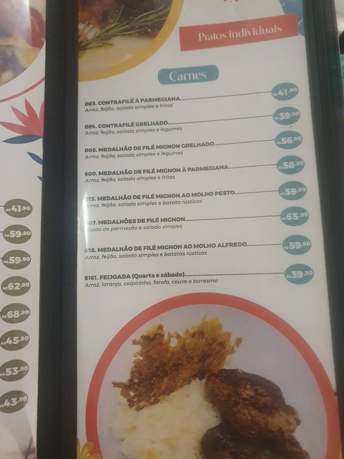 Bistrô112 cardápio