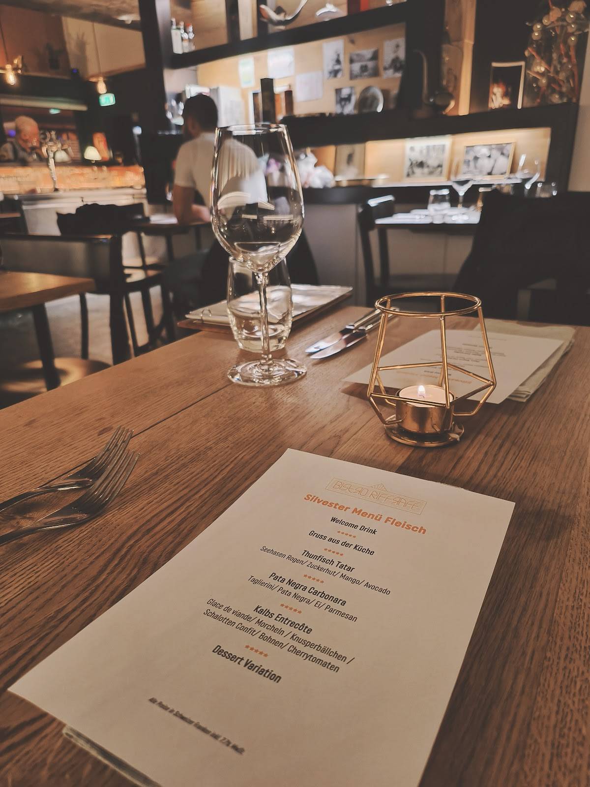 Menu di Restaurant Bistro Riffraff 