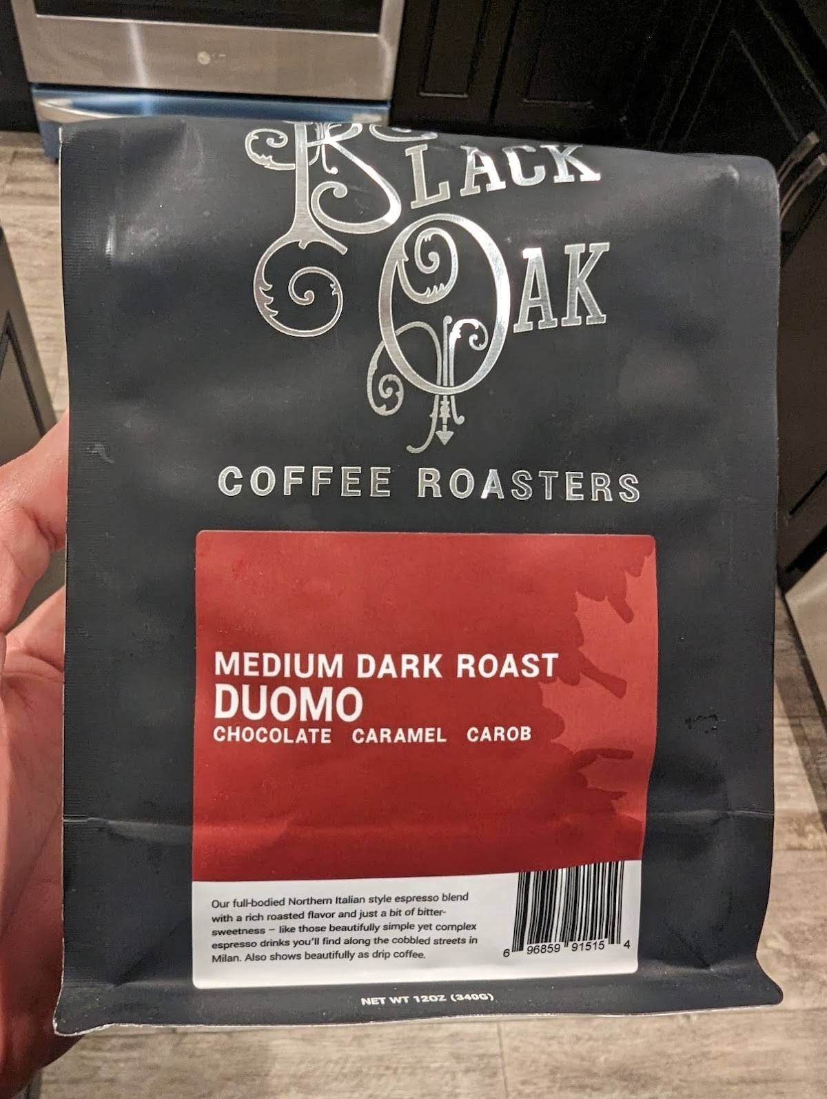 Menu at Black Oak Coffee Roasters cafe, Ukiah