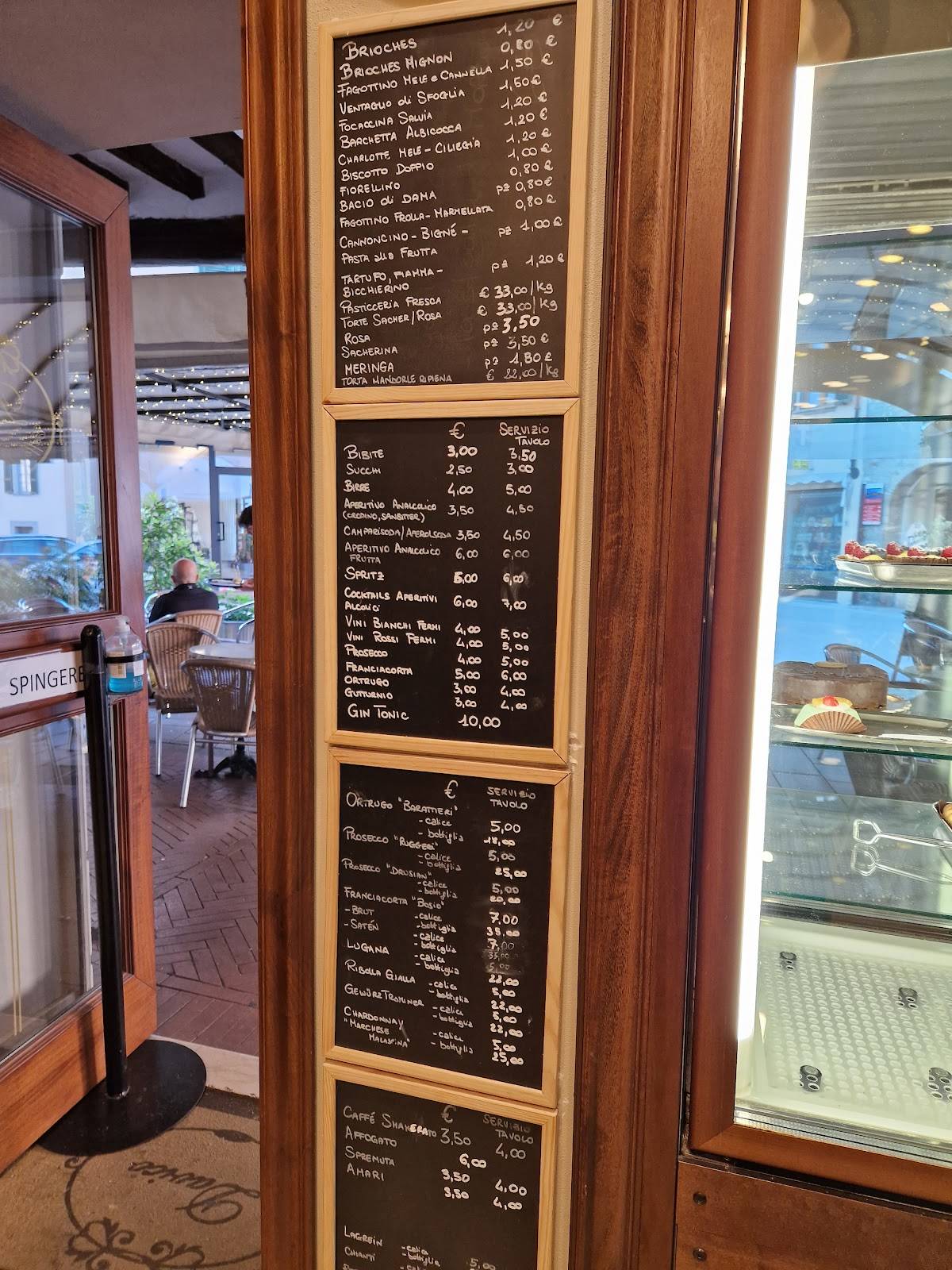 Menu di Pasticceria Davico Caffetteria 