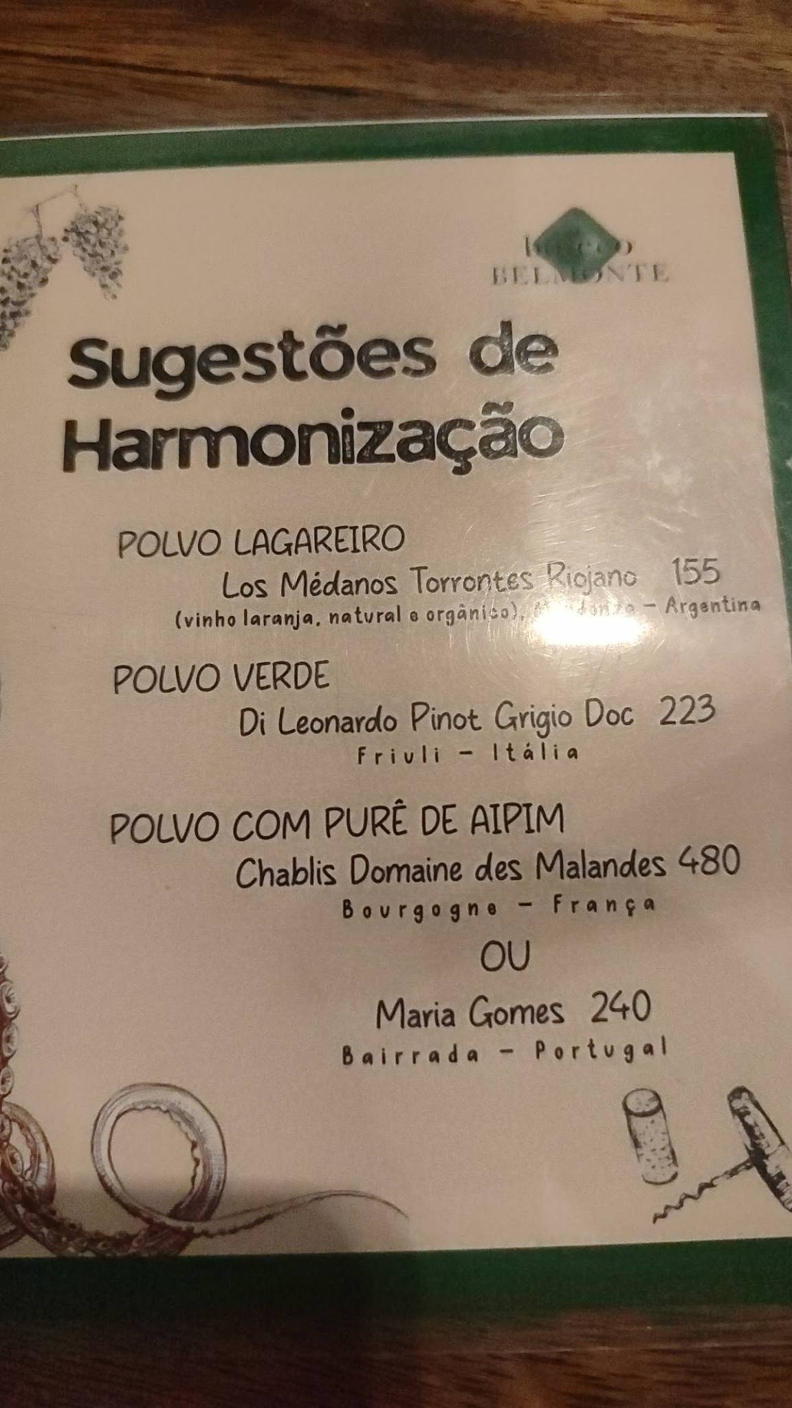 Boteco Belmonte cardápio