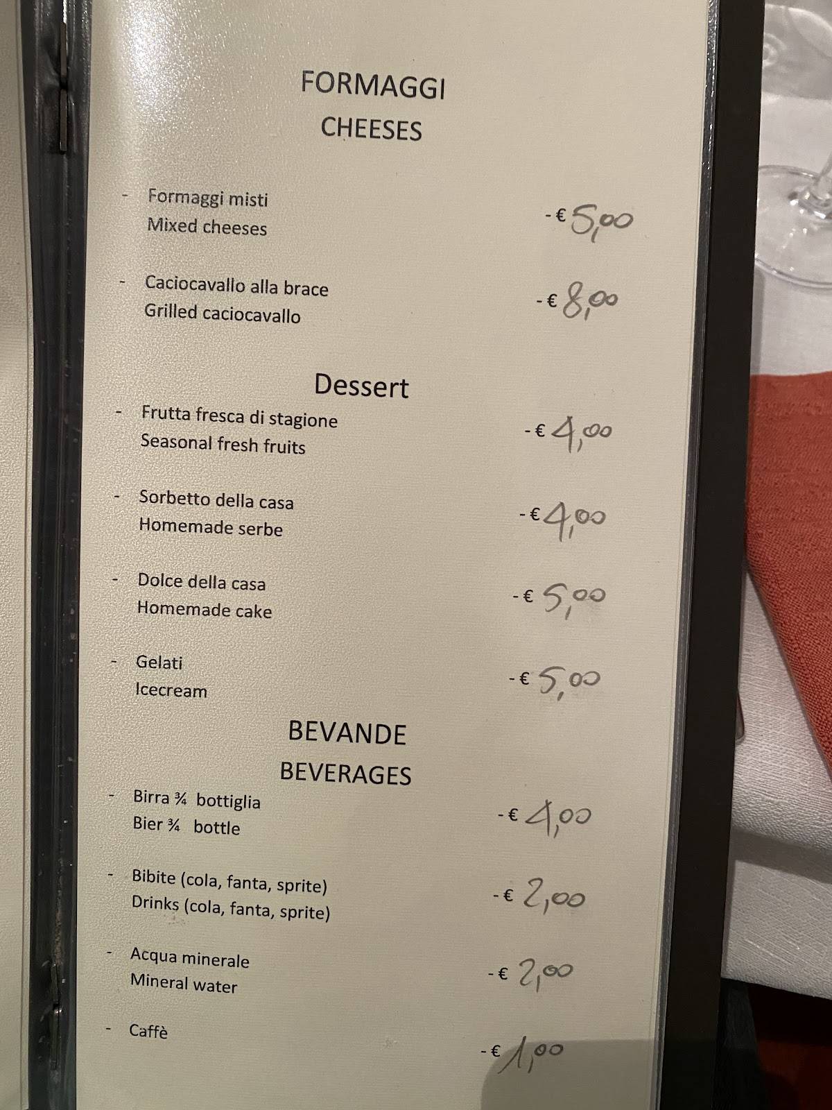 Menu di Box 19 