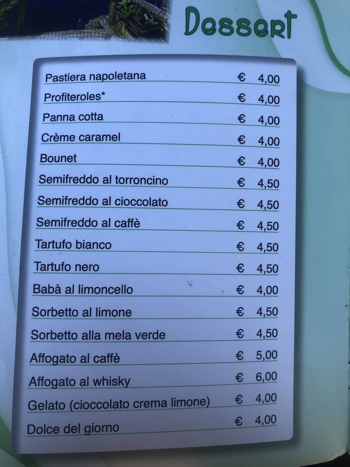 Menu di Brasserie Busseyaz 