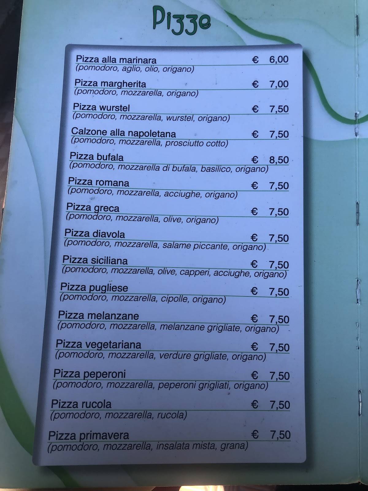 Menu di Brasserie Busseyaz 