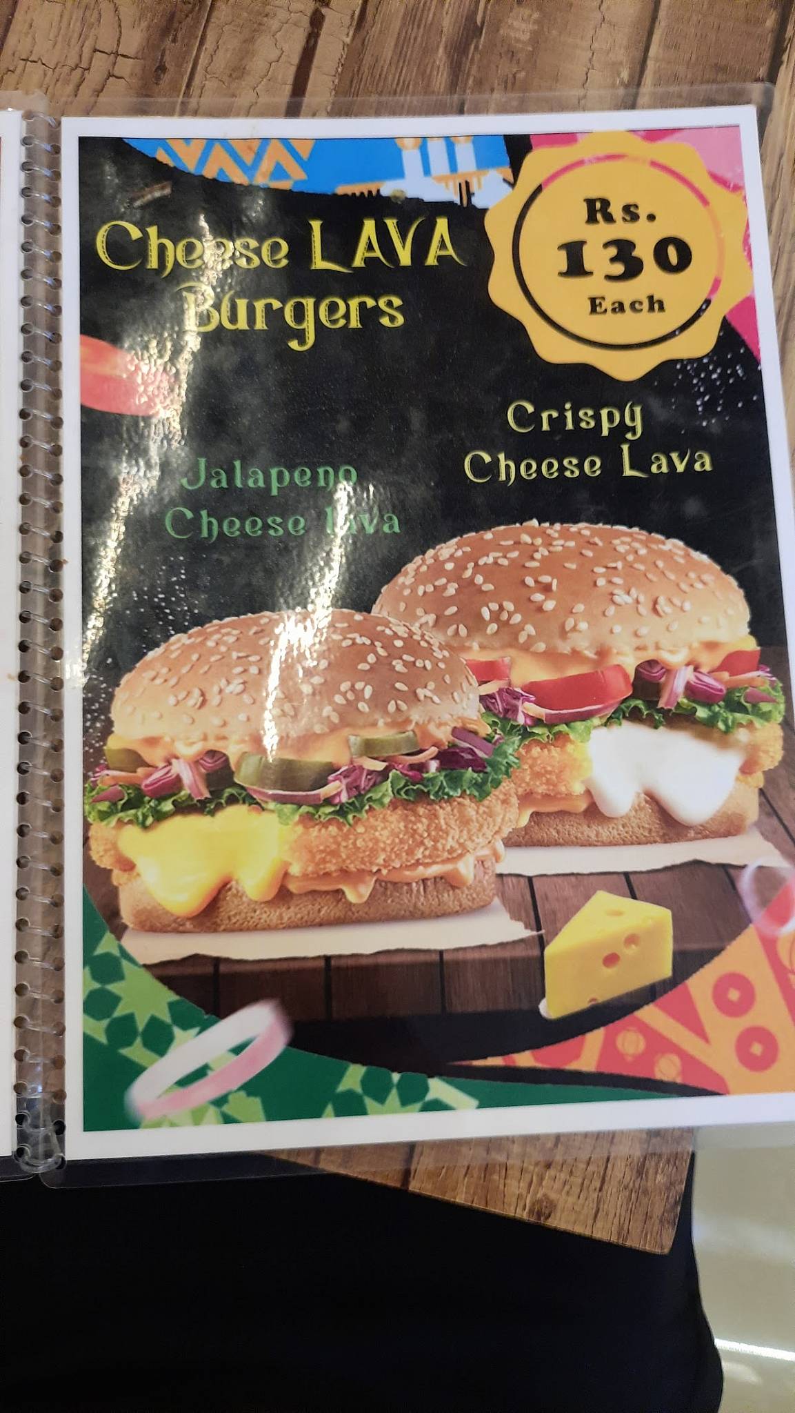 Burger Cafe menu