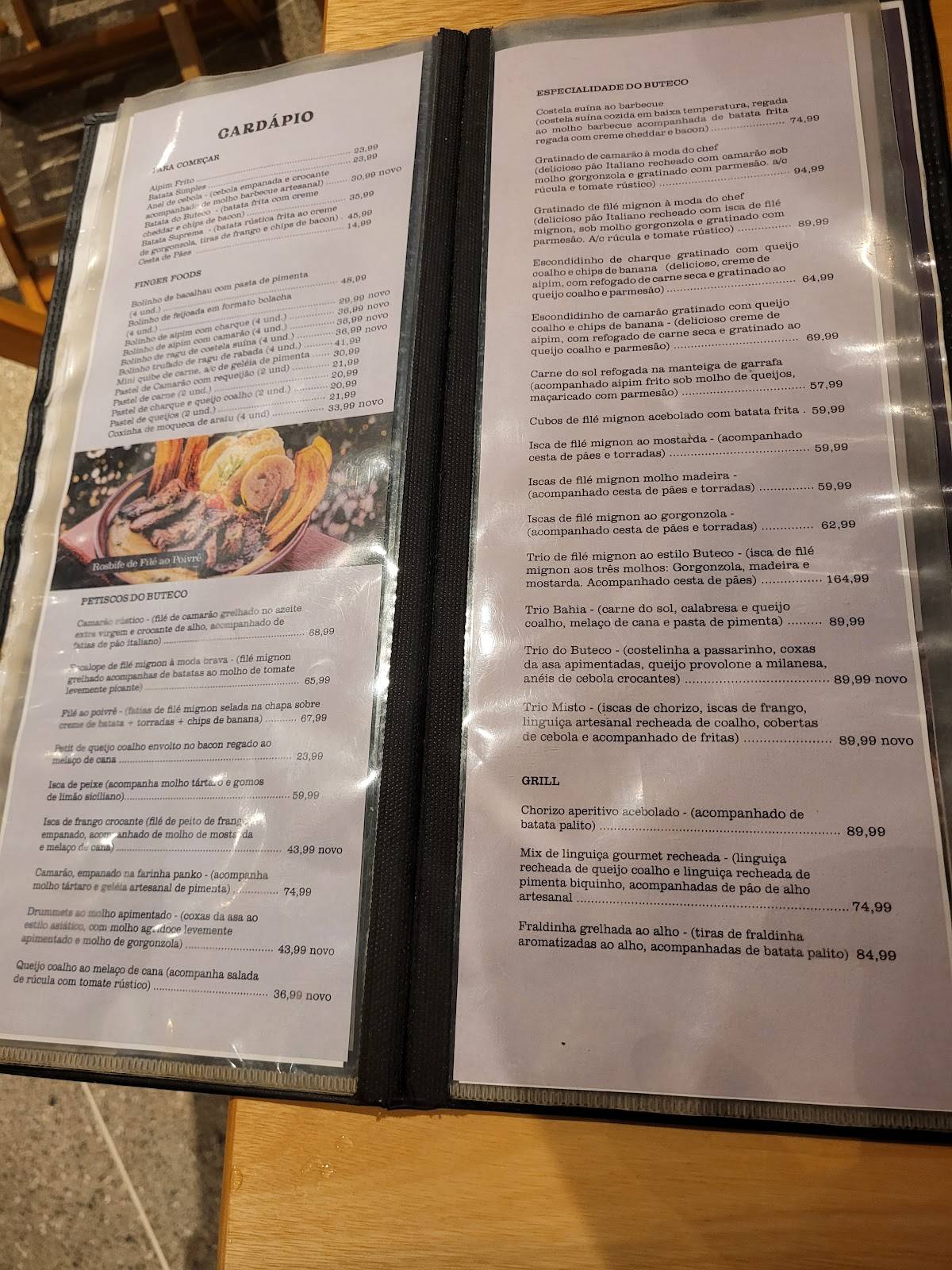 Buteco do Posto Ilhéus BA cardápio