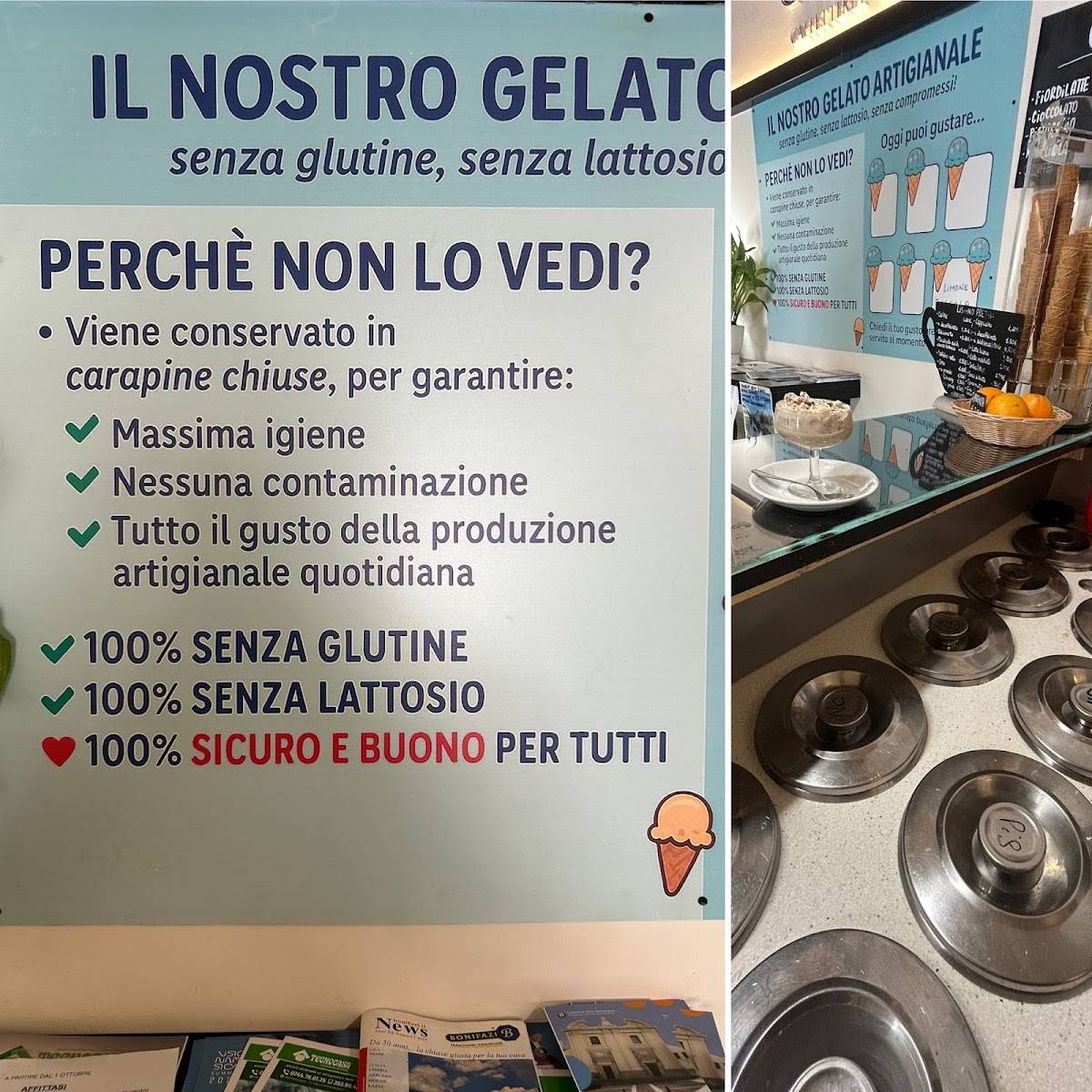 Menu di CARDONA Caffetteria - Gelateria - Ciberia 