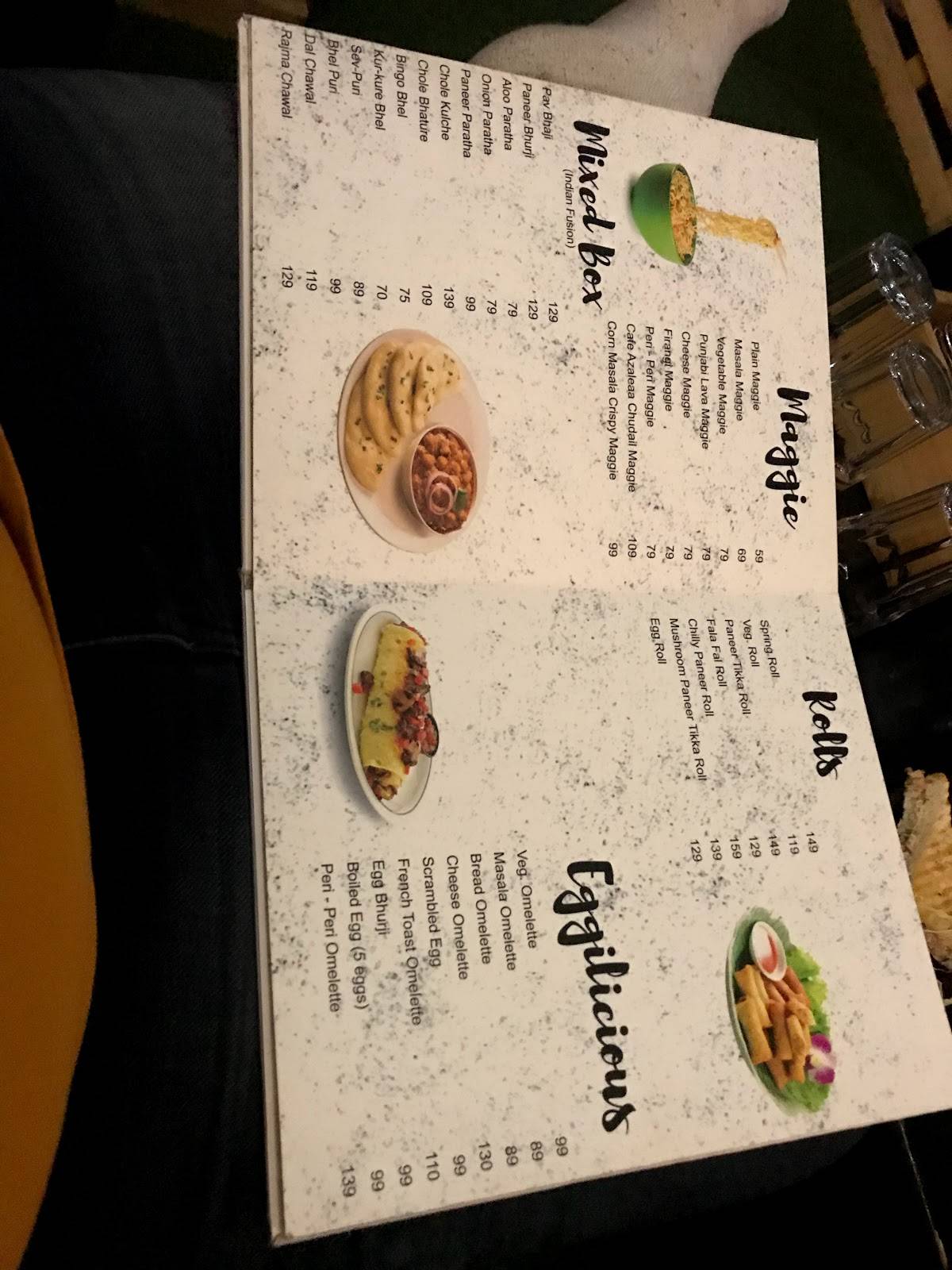 Cafe D'Bolla menu