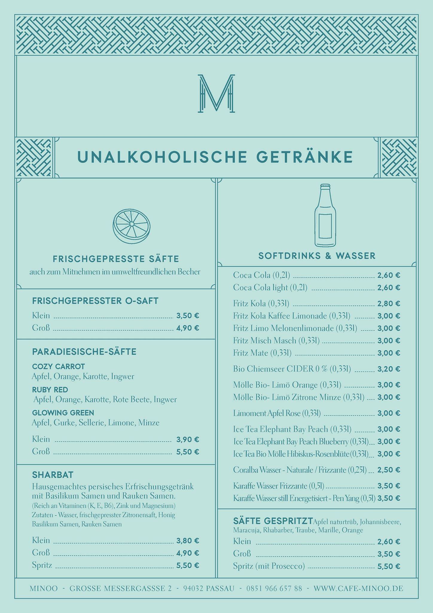café & tagesbar minoo passau
