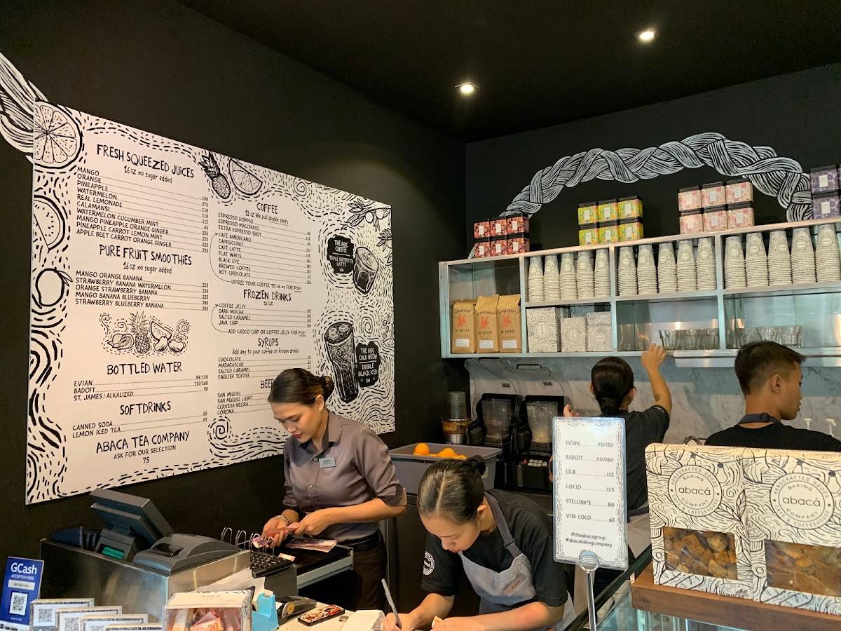 Menu at Abaca Baking Company cafe, Cebu City, The Terraces