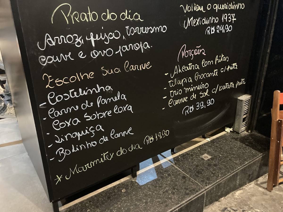 Café Bahia cardápio