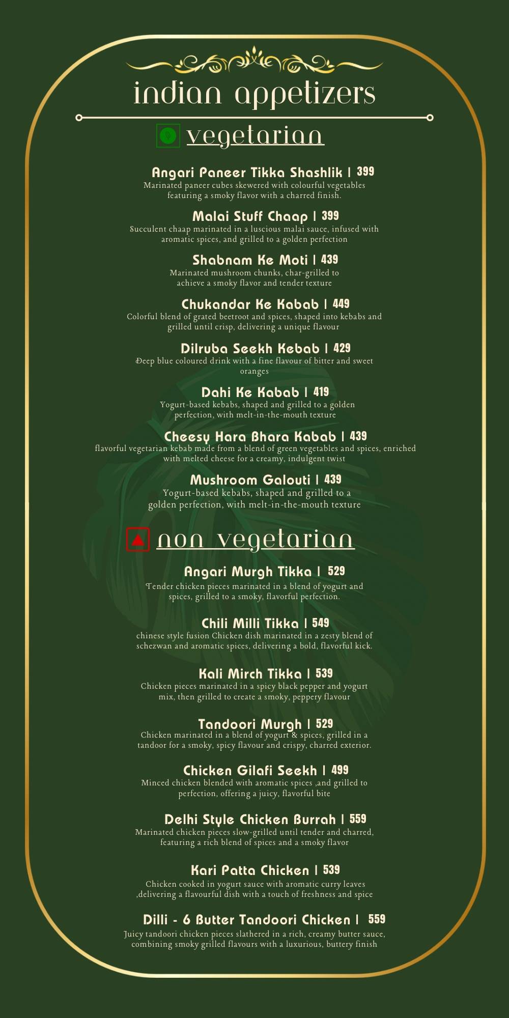 Courtyard Revibe - Cafe & Restaurant Dwarka menu