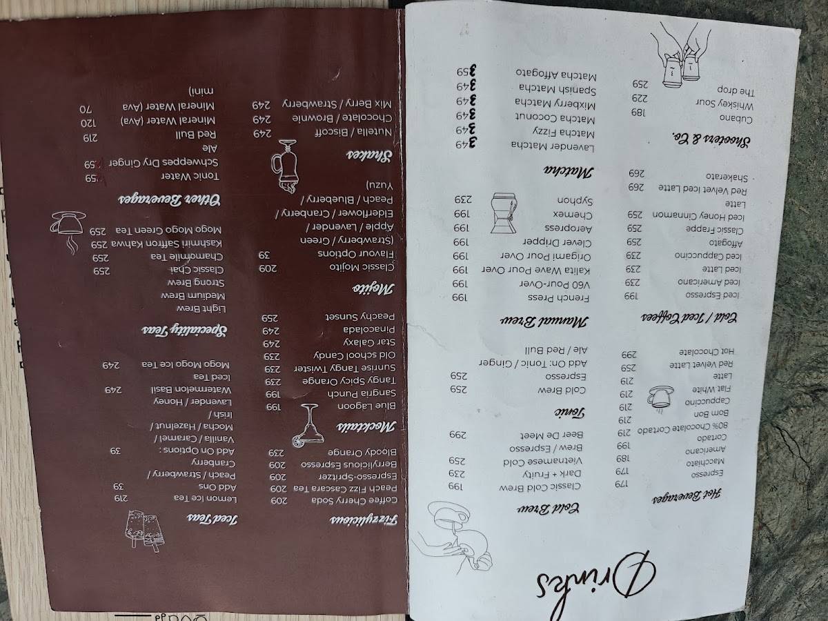 Cafe De Meet menu