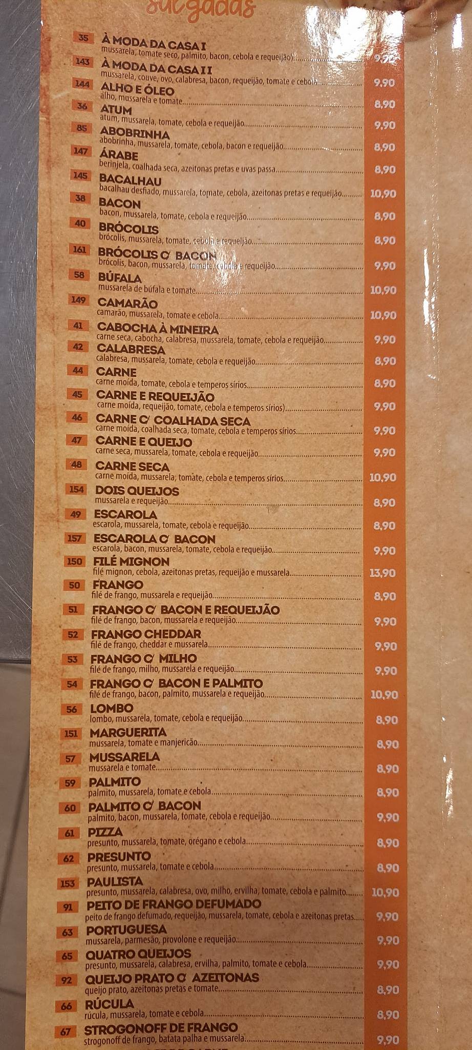 Café Esfiha & Cia cardápio