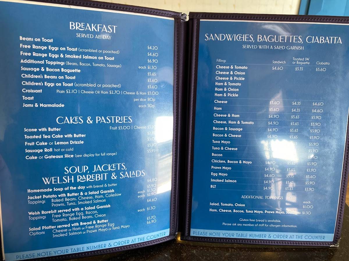 Menu at Gelato Famoso Ice Cream Parlour cafe, Eastbourne