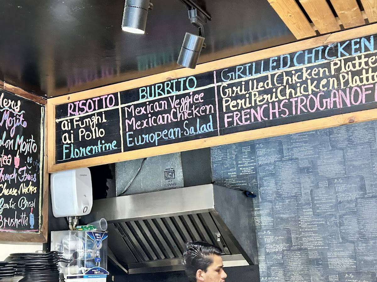 Cafe Hinge menu
