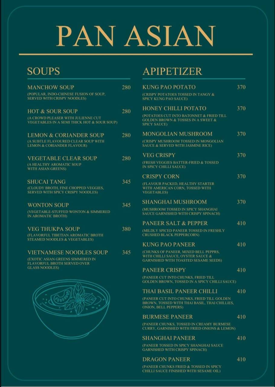 TheGreenTable menu
