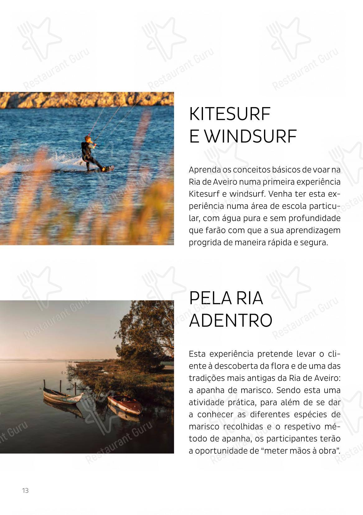 Restaurante Cais da Ribeira - Основное меню