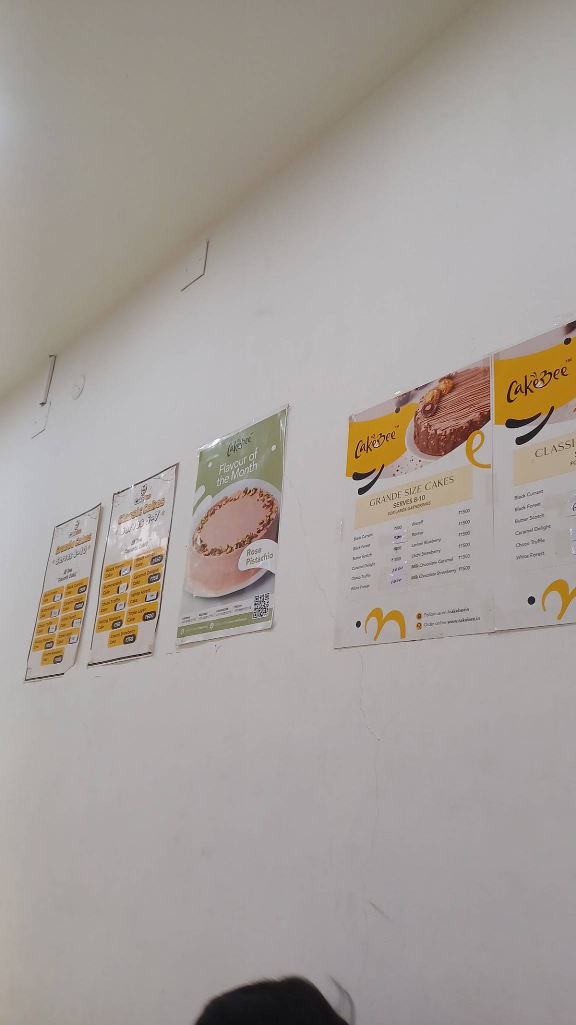 CakeBee - Your Favourite Bakery & Cake Shop menu