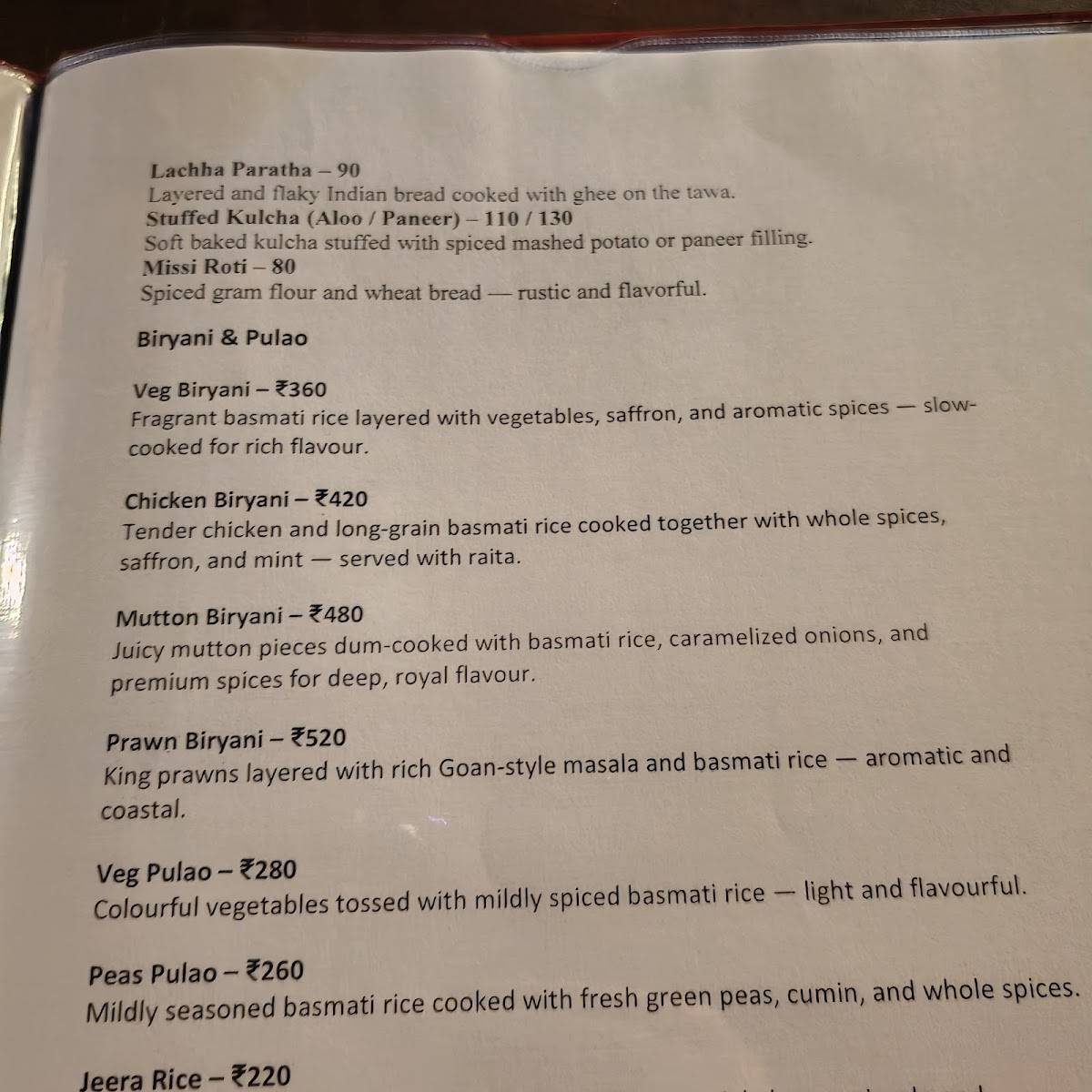 Casa Portuguesa Restaurante menu