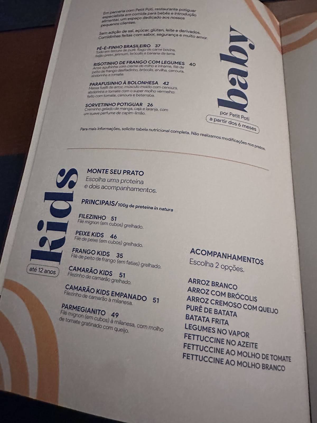 Camarões Restaurante cardápio