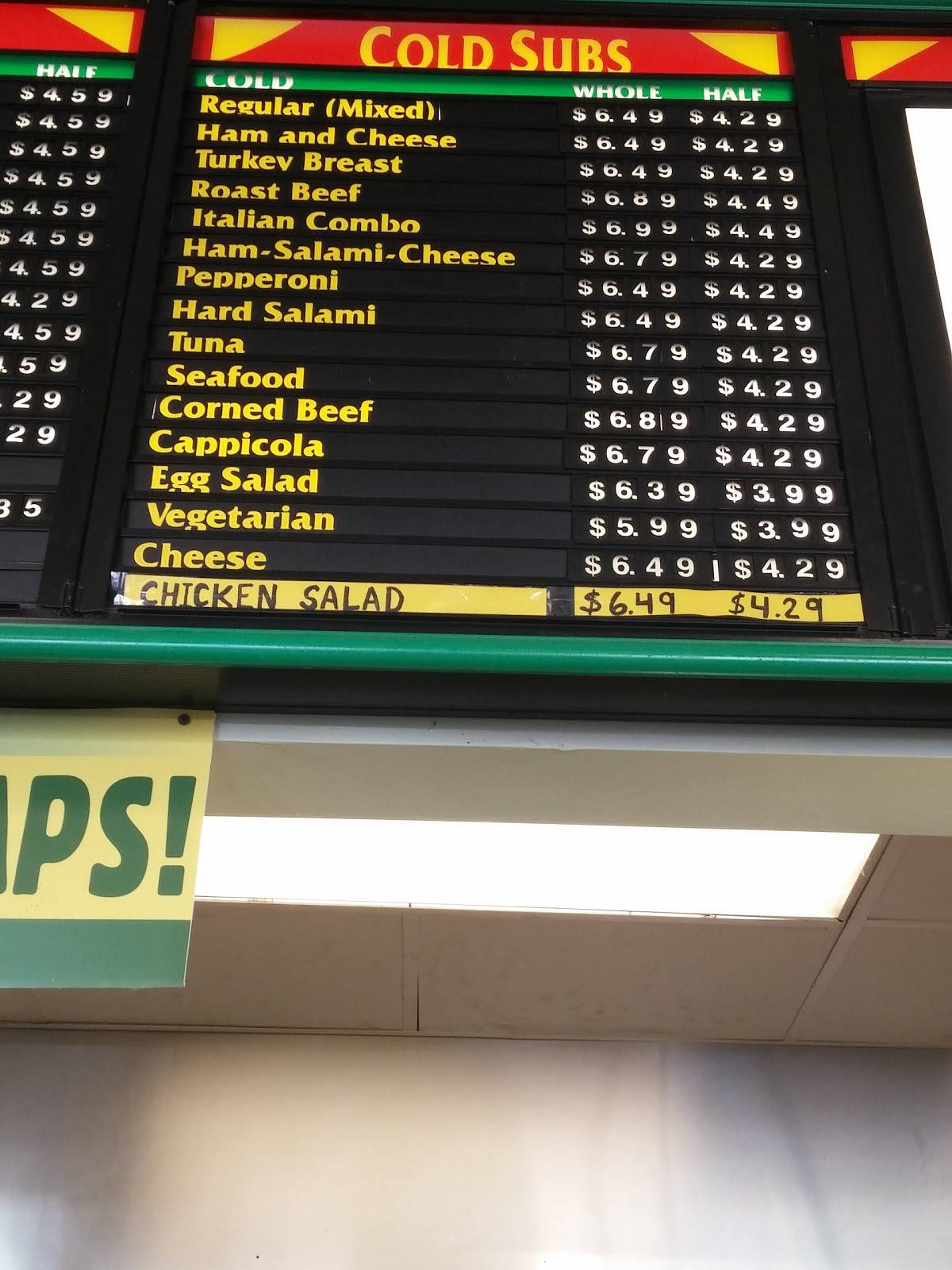 Menu at Canastota Bagels and Subs desserts, Canastota, Oxbow Rd