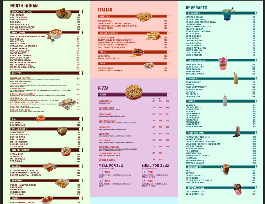 Capsicum Food Court Best Restaurant in Varanasi Best Family Restaurant in Varanasi Best Food Court in Varanasi menu