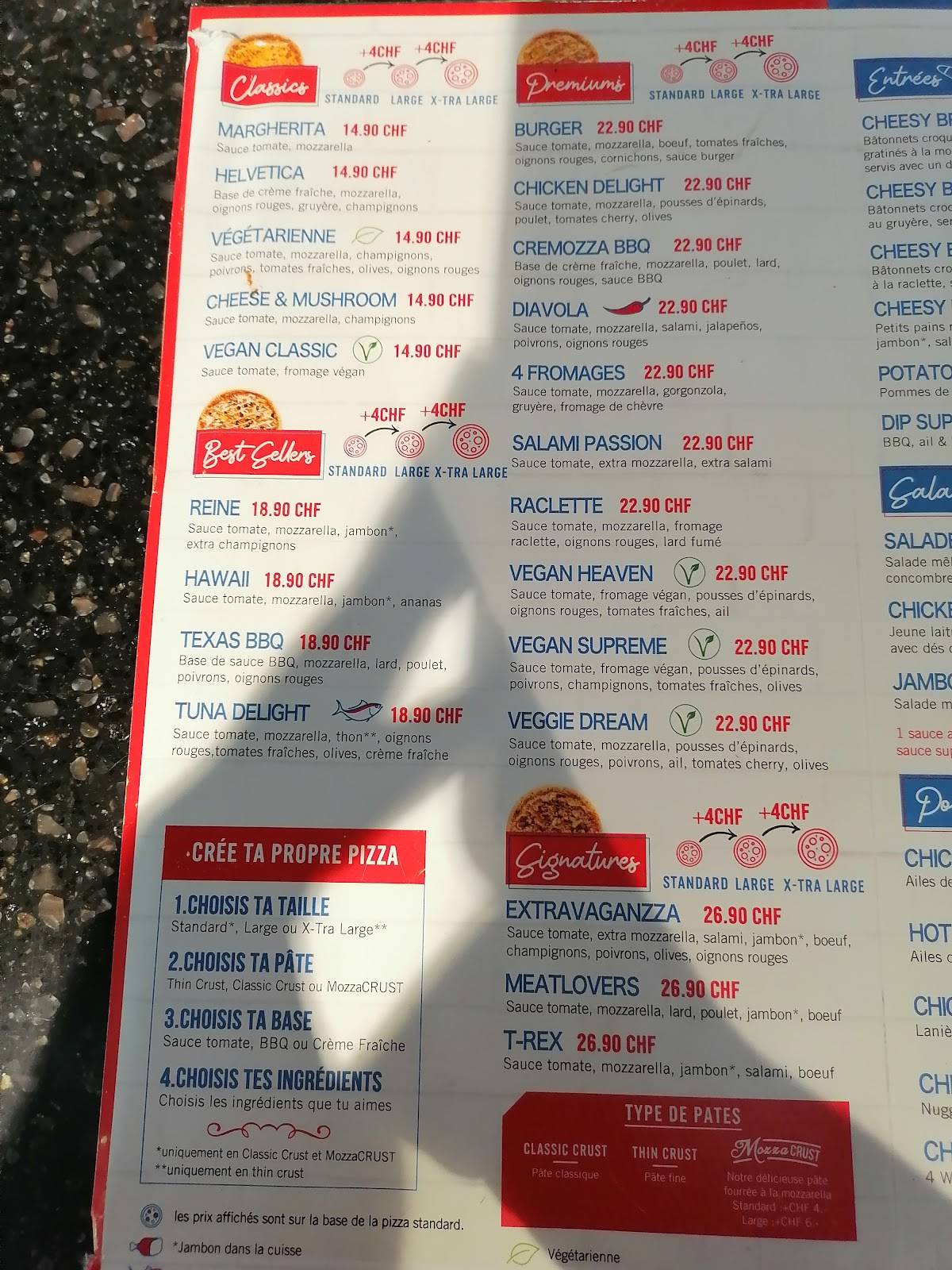 Menu di Domino's Pizza 