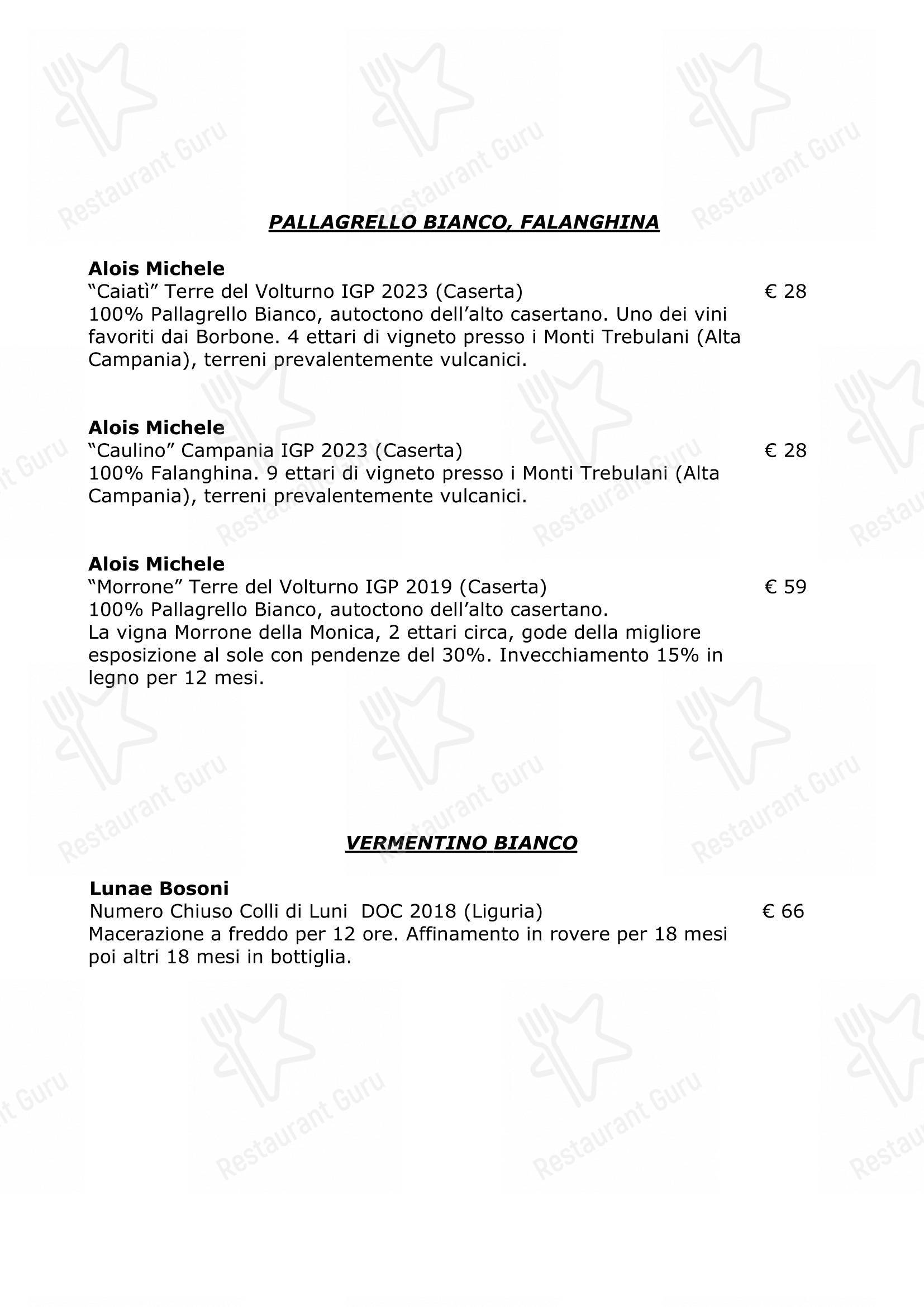 Casabrigandi - Ristorante Pesce - Centro Storico in Rimini - Menu bar