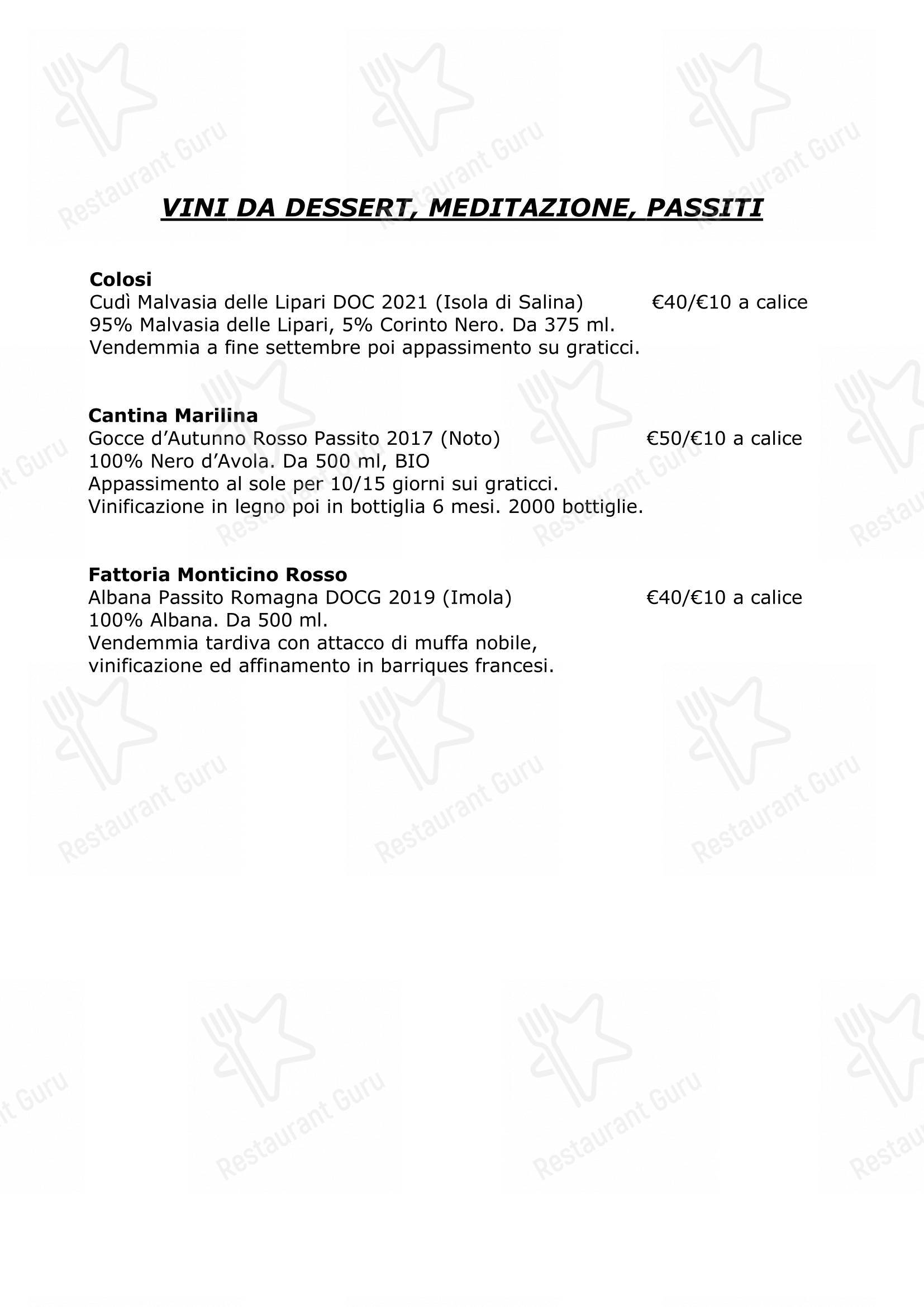 Casabrigandi - Ristorante Pesce - Centro Storico in Rimini - Menu bar