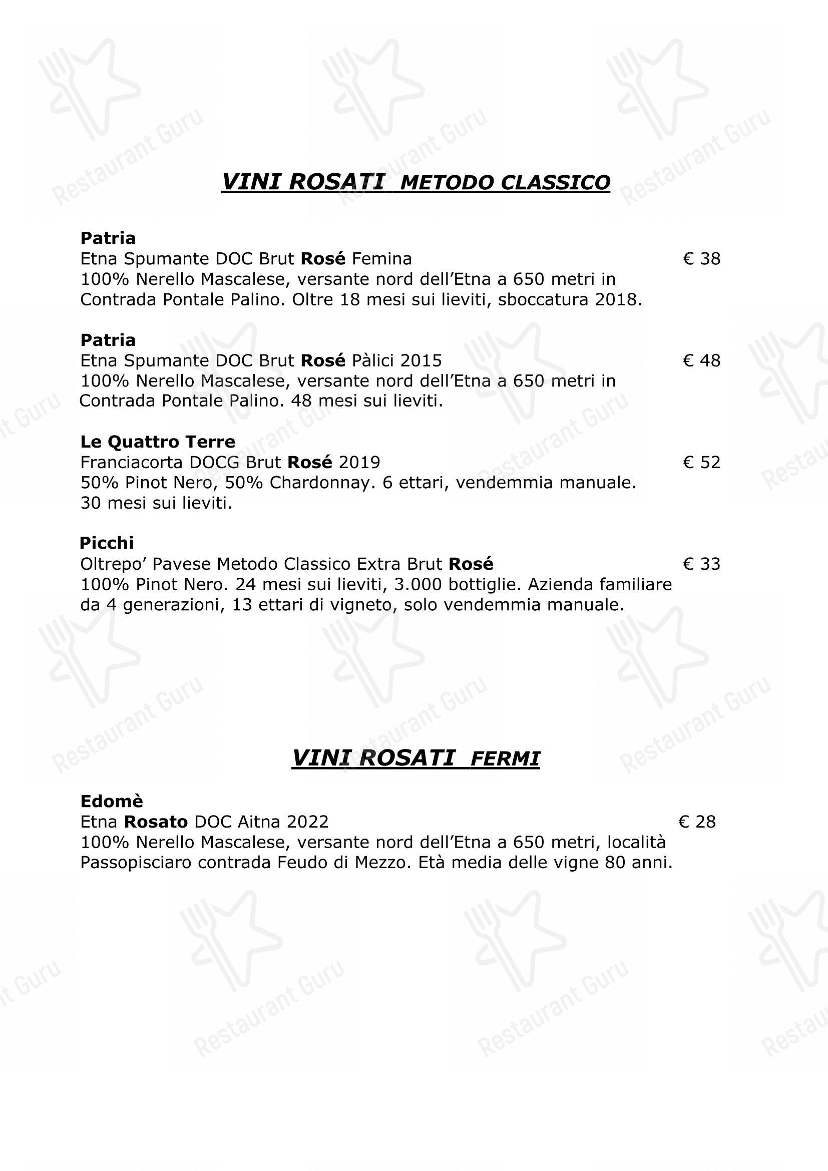 Menu di Casabrigandi - Ristorante Pesce - Centro Storico - Menu bar