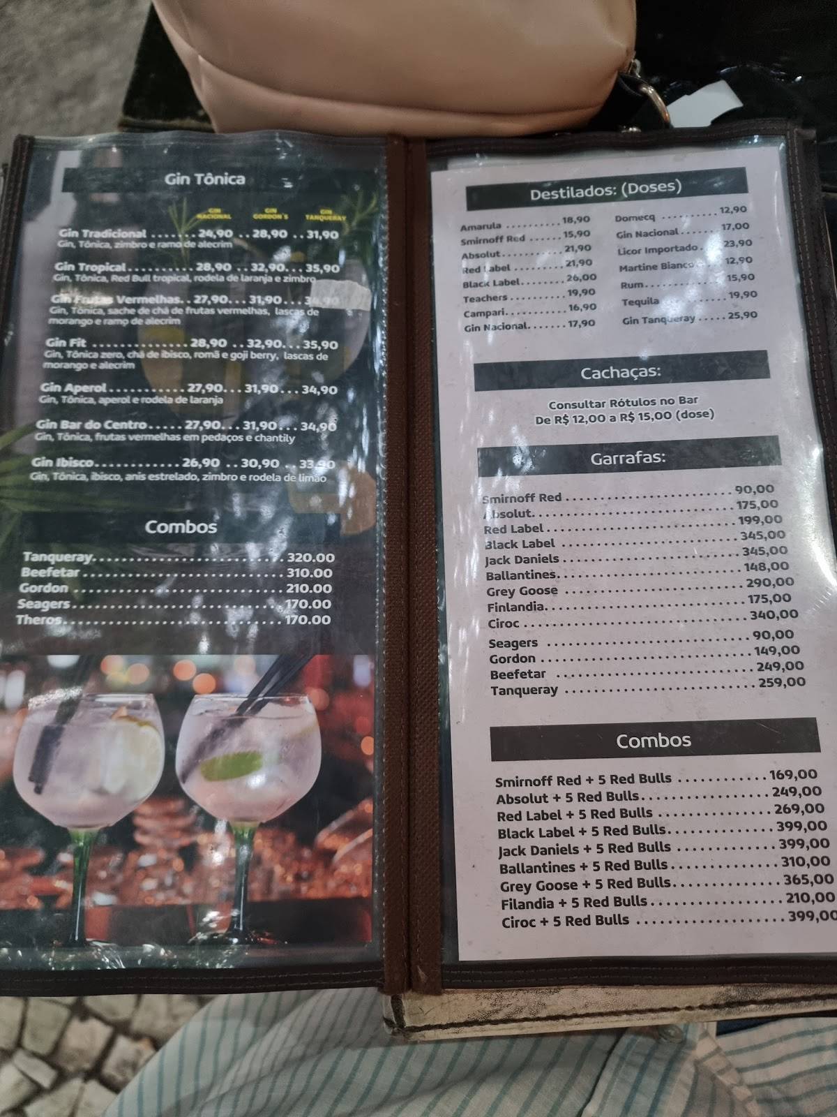 Bar do Centro cardápio