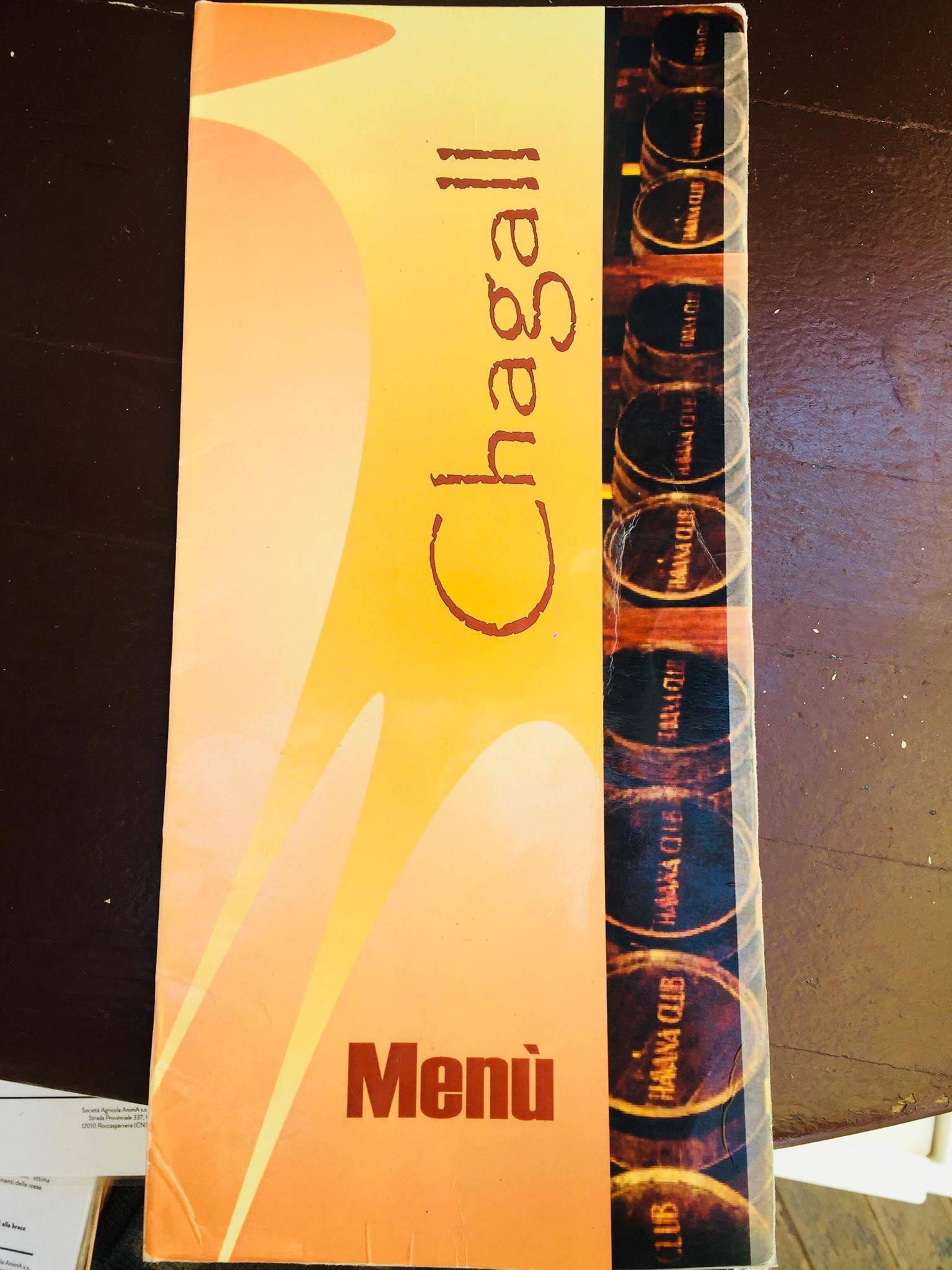 Menu di Chagall Beach 
