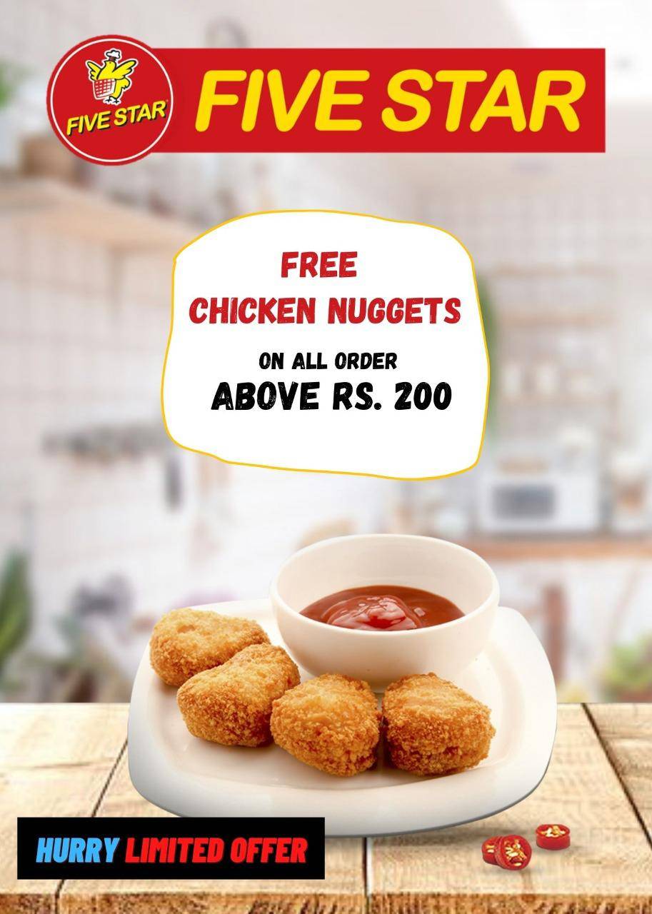 Five Star Chicken menu